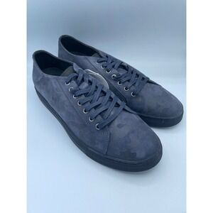 Studio Belvedere Oliver Mens 11.5 D Blue Camouflage Low Top Sneakers Brazil